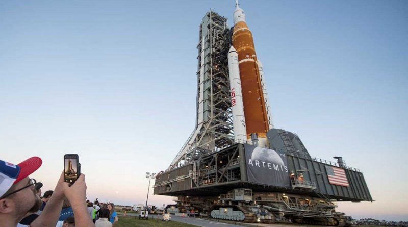 NASA inicia prueba final de megacohete que llevará hombres a la Luna