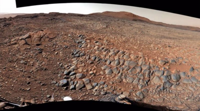 Curiosity esquiva rocas afiladas en su ascenso al monte Sharp de Marte