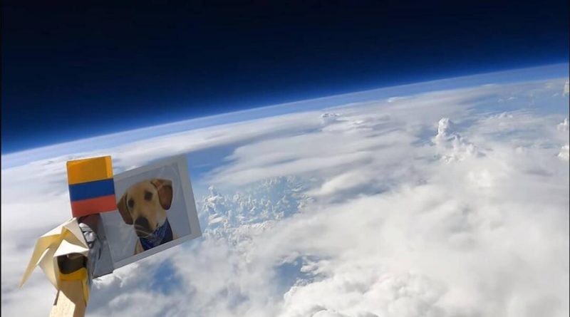 Joven colombiano envió de nuevo globo con cámara a la estratósfera