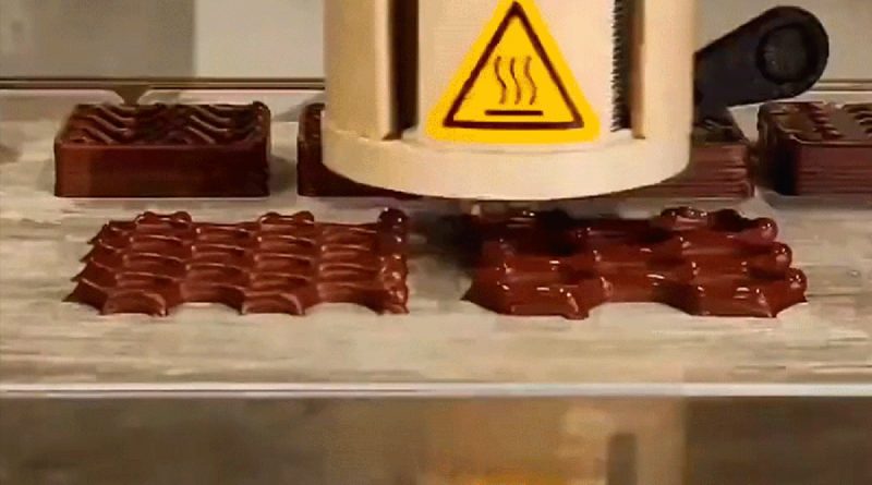 Los científicos crean un chocolate más crujiente usando impresoras 3D