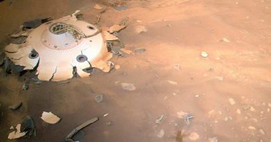 Restos de nave son avistados en Marte por el dron Ingenuity