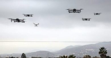 China desarrolla un nuevo sistema de vuelos en enjambre autónomos para drones
