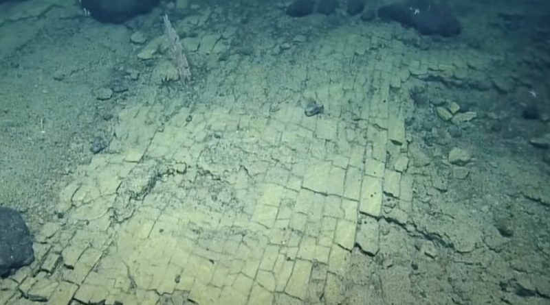 Descubren un sorprendente “camino de ladrillos amarillos” en el fondo del océano Pacífico