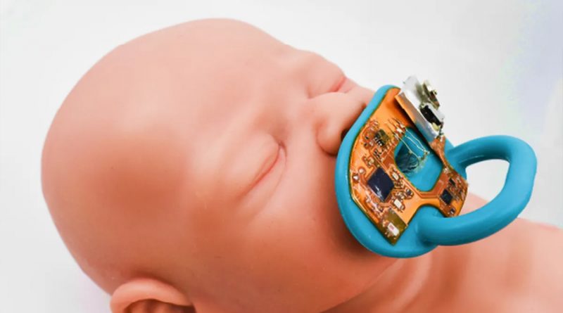 Crean chupete bioelectrónico para monitorear la salud de los bebés en hospitales