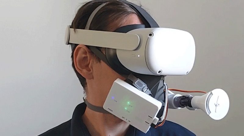 El futuro no era esto: una máscara que simula la asfixia en realidad virtual