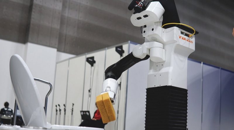 Un nuevo robot autónomo lava la ropa de forma inteligente
