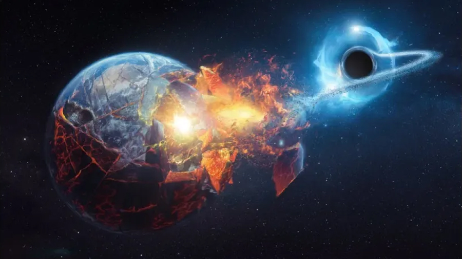 Descubren un agujero negro que consume el equivalente a una Tierra cada segundo