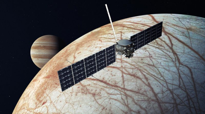 Mapean residuos de azufre en la luna helada Europa de Júpiter