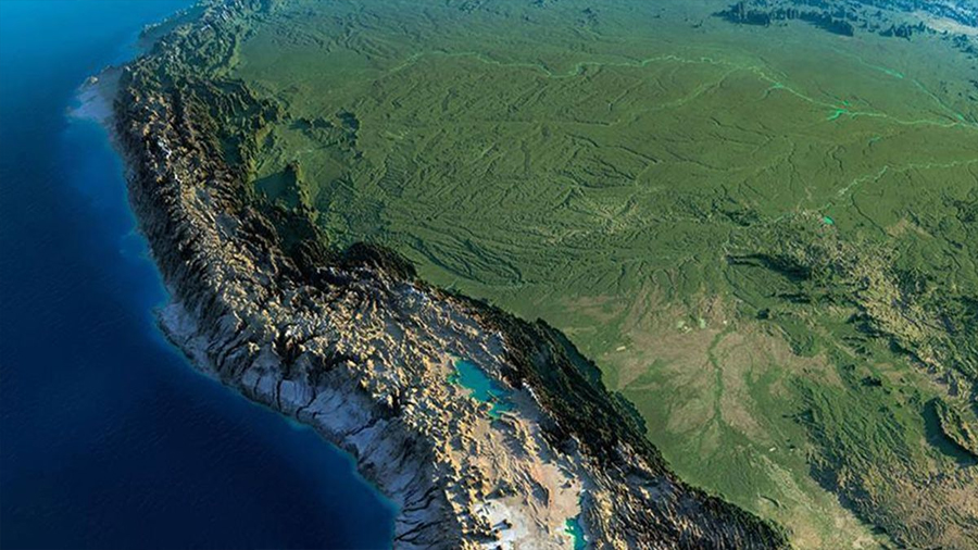 Geólogos descubren que la corteza terrestre se está hundiendo debajo de los Andes
