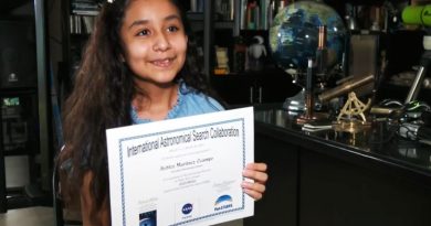 Niña mexicana descubre asteroide y la NASA la reconoce