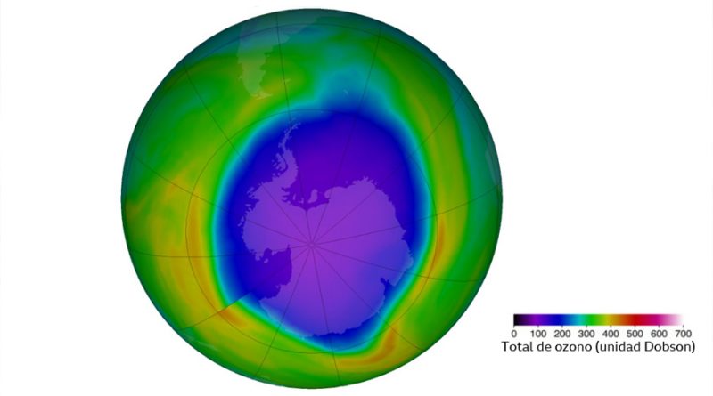 Descubren un nuevo y gigantesco agujero en la capa de ozono