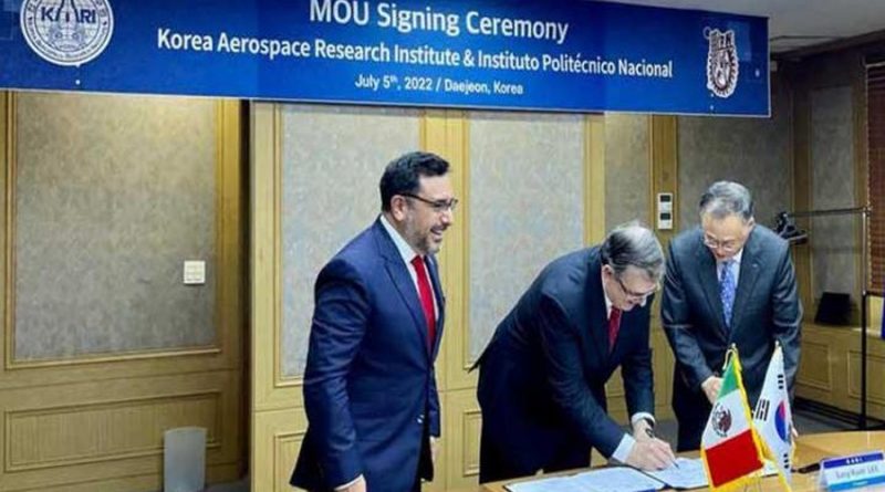 México y Corea del Sur fortalecen cooperación en materia aeroespacial
