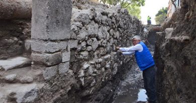 México halla un muro novohispano bien preservado en barrio de La Lagunilla