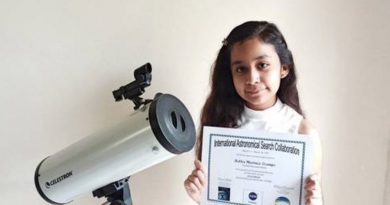 Niña mexicana de 11 años es reconocida por descubrir un asteroide