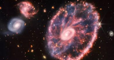 Telescopio Webb ofrece la mejor vista de la caótica galaxia Rueda de Carro