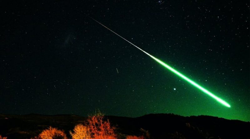 Una misteriosa lluvia de meteoritos verdes cae sobre Nueva Zelanda