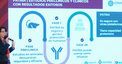 México comienza la tercera y última fase de su vacuna contra la covid-19, ‘Patria’