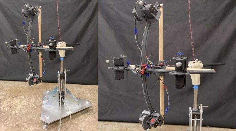 Un robot en un espacio curvo desafía las leyes de la física