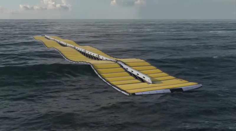 Espiral flotante aprovecha la fuerza de las olas para generar la energía limpia más barata