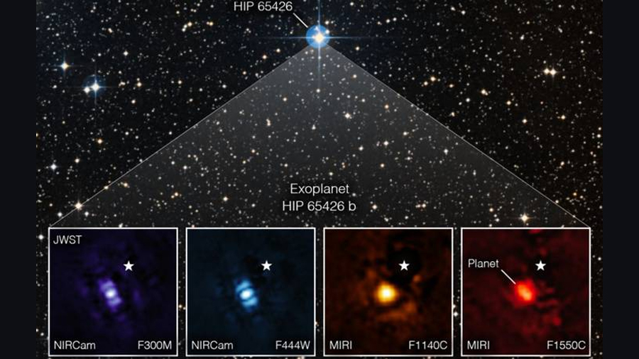 El telescopio Webb vuelve a sorprender: captura la primera imagen de un exoplaneta