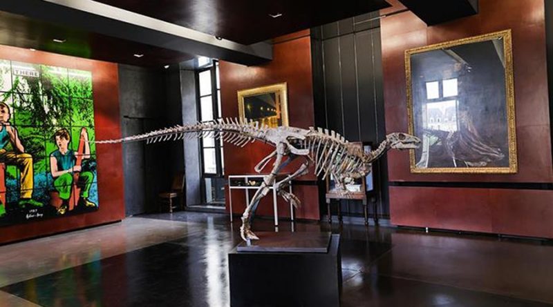 Subastan en París un dinosaurio de 150 millones de años muy bien conservado