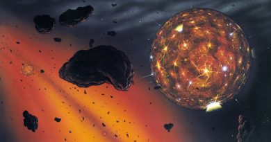El manto de un planeta enano destruido expulsa meteoritos repletos de diamantes