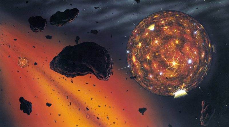 El manto de un planeta enano destruido expulsa meteoritos repletos de diamantes