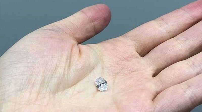 Un diamante revela agua abundante arrastrada al manto terrestre