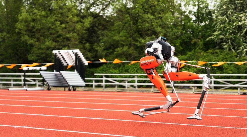 Un robot de dos patas logra récord en carrera de 100 metros