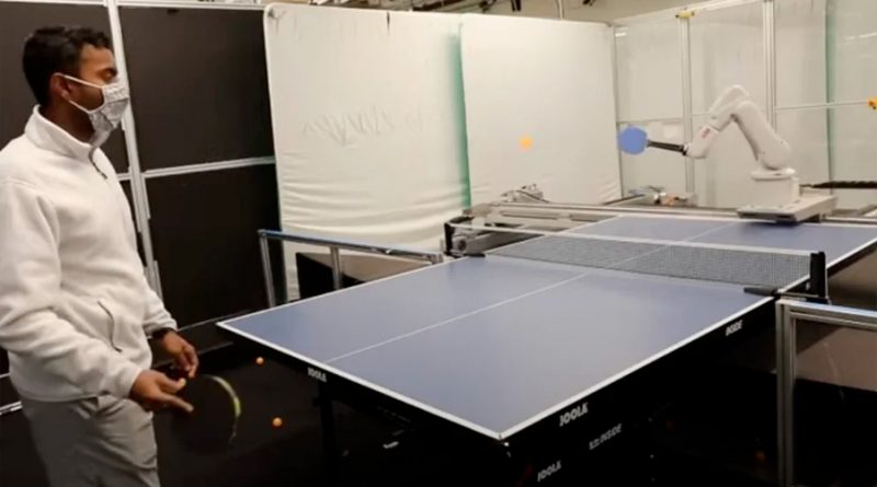 Google tiene su propio robot para jugar tenis de mesa como un profesional