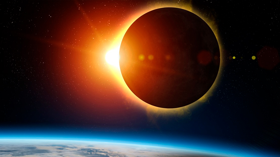 Así se ve un eclipse de ‘anillo de fuego’ desde el espacio [VIDEO]