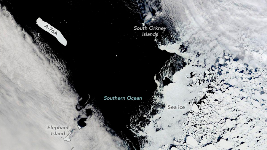 El iceberg más grande del mundo se escapa de la Antártida