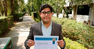 Martín Sánchez recibe reconocimiento de la Sociedad Mexicana de Inteligencia Artificial