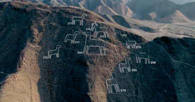 Científicos japoneses descubren 168 nuevas figuras en Nazca