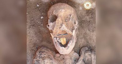 Nuevas momias con lenguas de oro descubiertas en Egipto