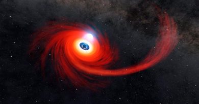 Logran inusual visión de un agujero negro comiéndose una estrella
