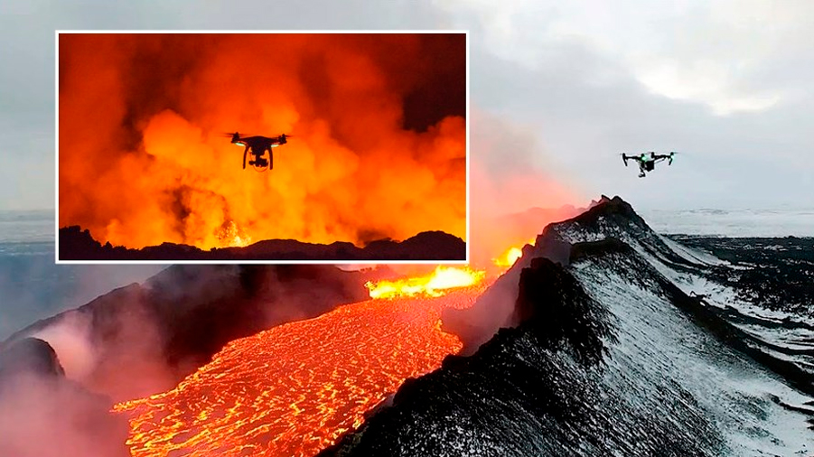 Los drones podrían monitorear volcanes antes de que hagan erupción