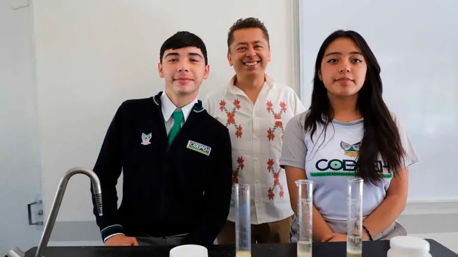 ¡Orgullo mexicano! Estudiantes de Cobaeh presentarán en Hong Kong su proyecto ‘Keratex’