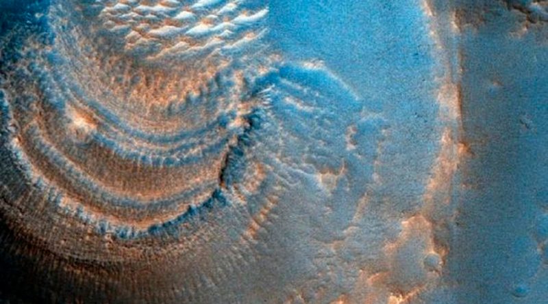 Sonda de la NASA capturó misteriosos depósitos 'con formas y distribuciones extrañas' en la superficie de Marte