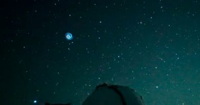 La extraña espiral azul que apareció en el cielo de Hawái: ¿de qué se trata?