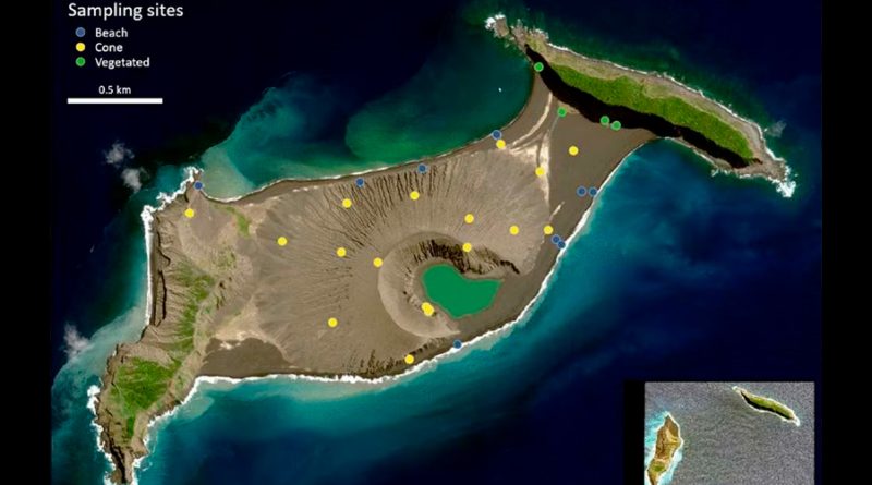 Científicos estudiaron una isla que luego desapareció
