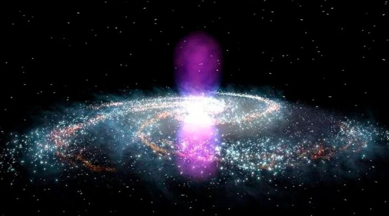 Descubren el origen de las misteriosas burbujas de Fermi