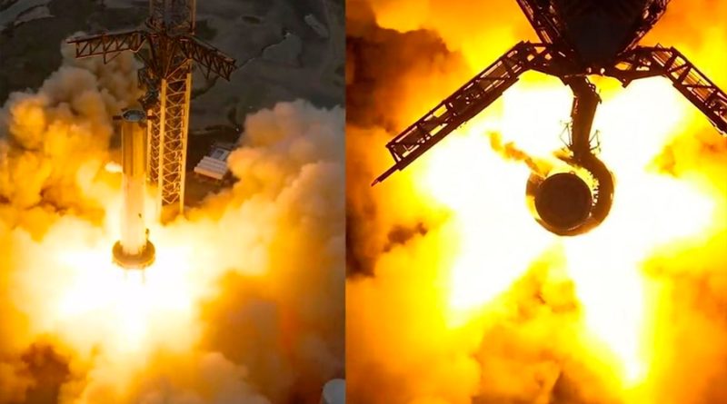 Space X enciende por primera vez motores de su cohete interplanetario