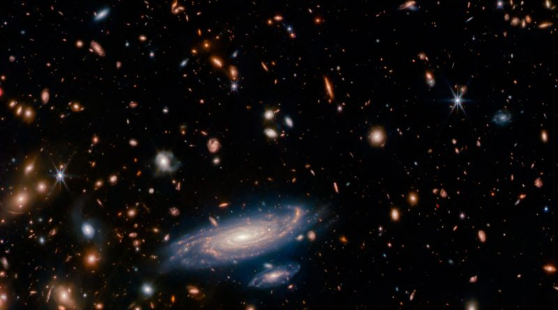 El telescopio James Webb descubre una joven galaxia parecida a la Vía Láctea