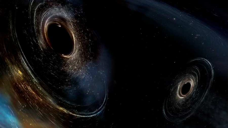 Crean método para analizar las ondas que emiten los agujeros negros cuando chocan