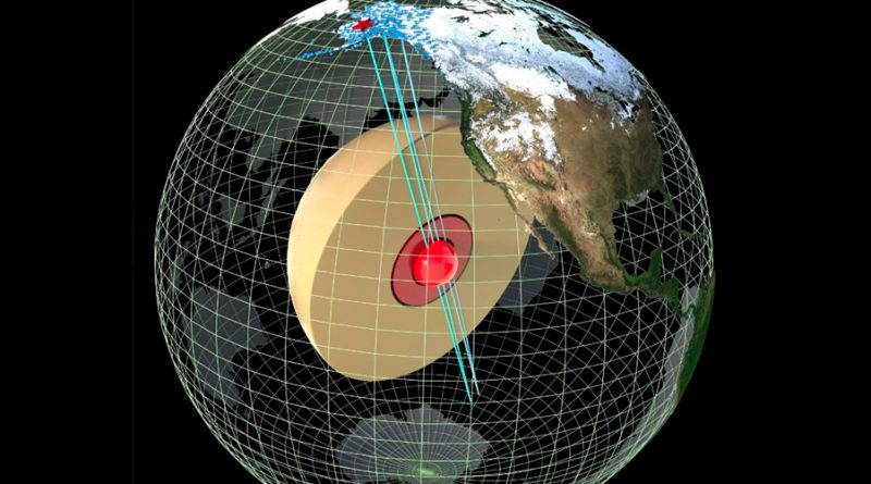Ondas sísmicas indican una quinta capa en el núcleo de la Tierra