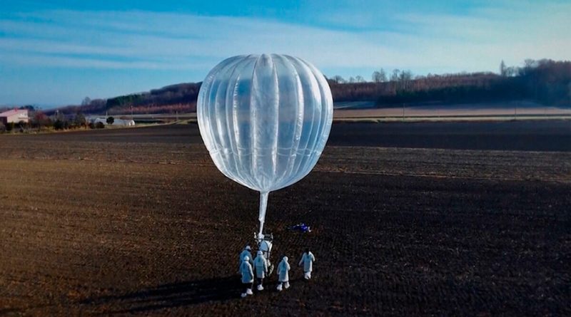 Así es el globo que viajará a la estratosfera con pasajeros