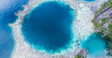 Identifican segundo agujero azul más profundo del mundo en la bahía de Chetumal, México
