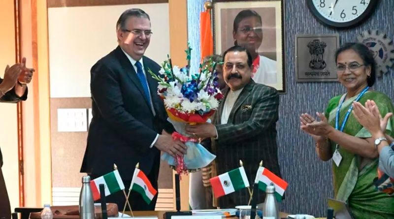 México firmó convenio con la India para inversión en innovación