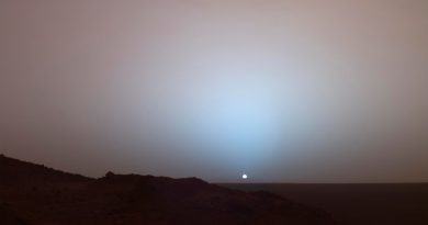 Primera observación de rayos de sol en Marte